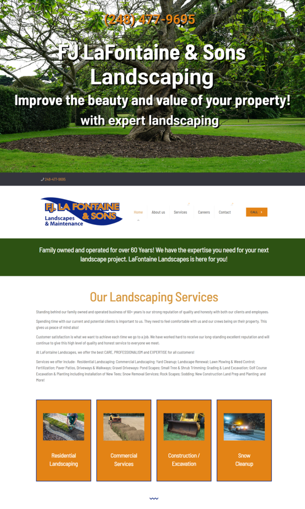 FJ LaFontaine Website